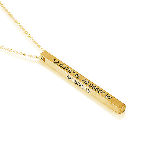 Personalised Bar Necklace