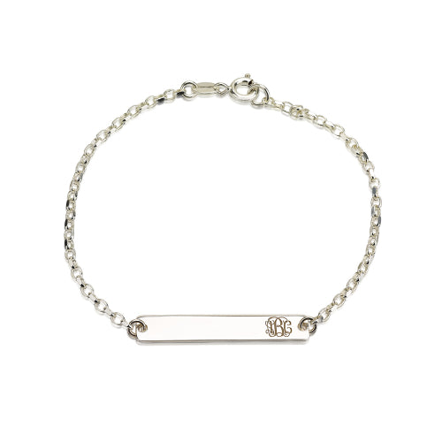 Personalised Monogram Bar Bracelet