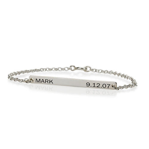 Personalised Bar Bracelet