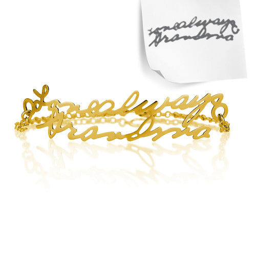 Personalised Signature/ Handwriting Bracelet