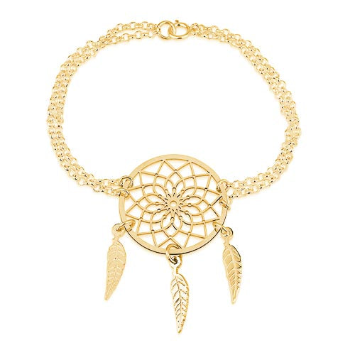 Dream Catcher Double Chain Bracelet