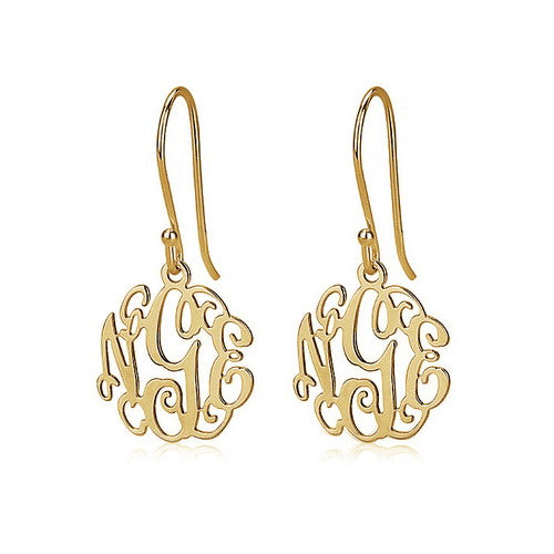 Personalised Mini Monogram Earrings