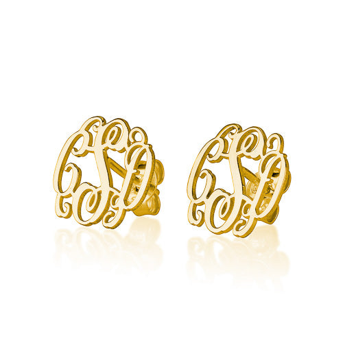 Personalised Monogram Stud Earrings