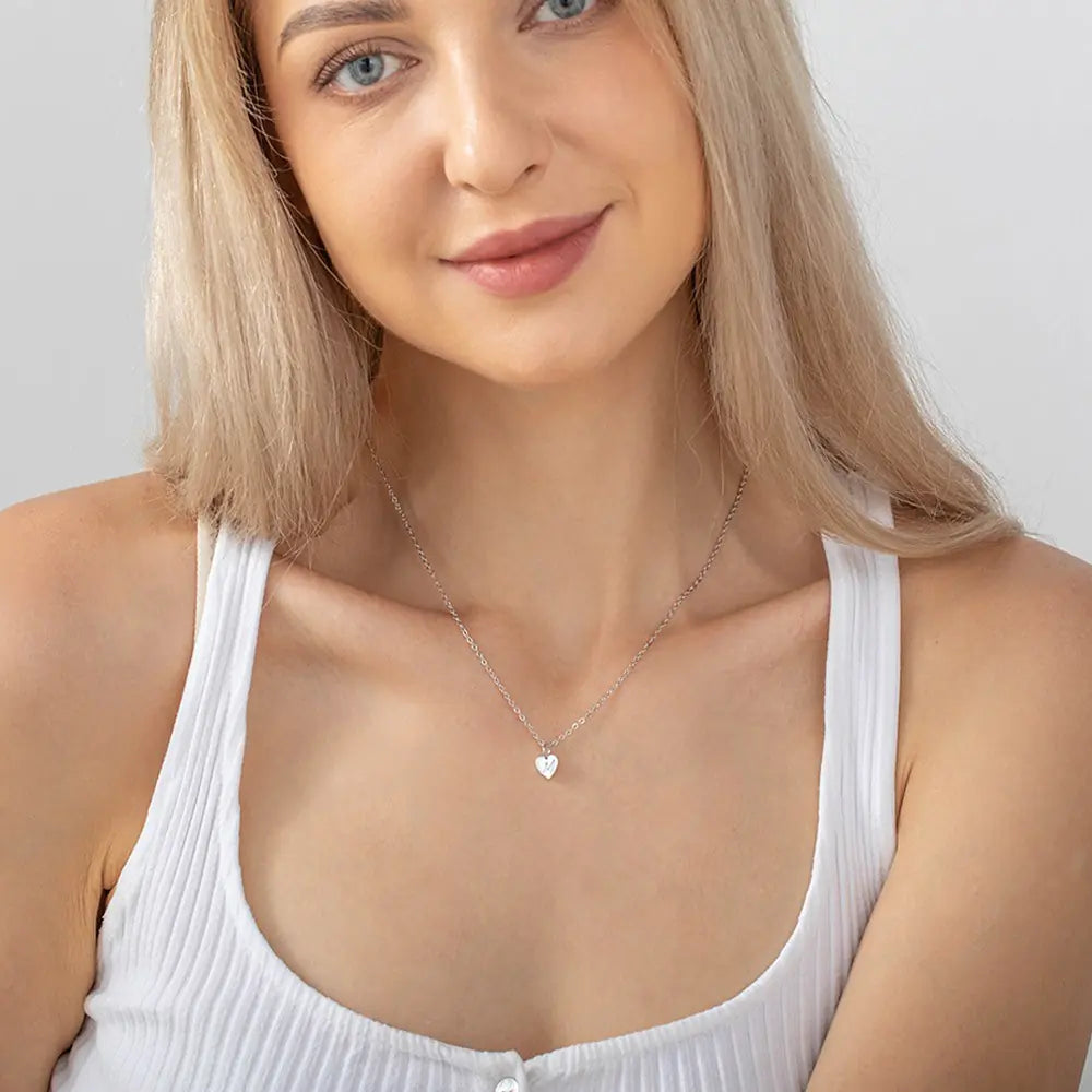 Mum and Daughter Personalised Necklace Set