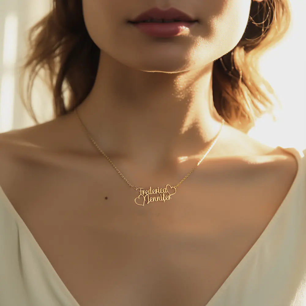 Names & Hearts Personalised Necklace