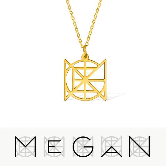 Custom Name Plate Initial Necklace