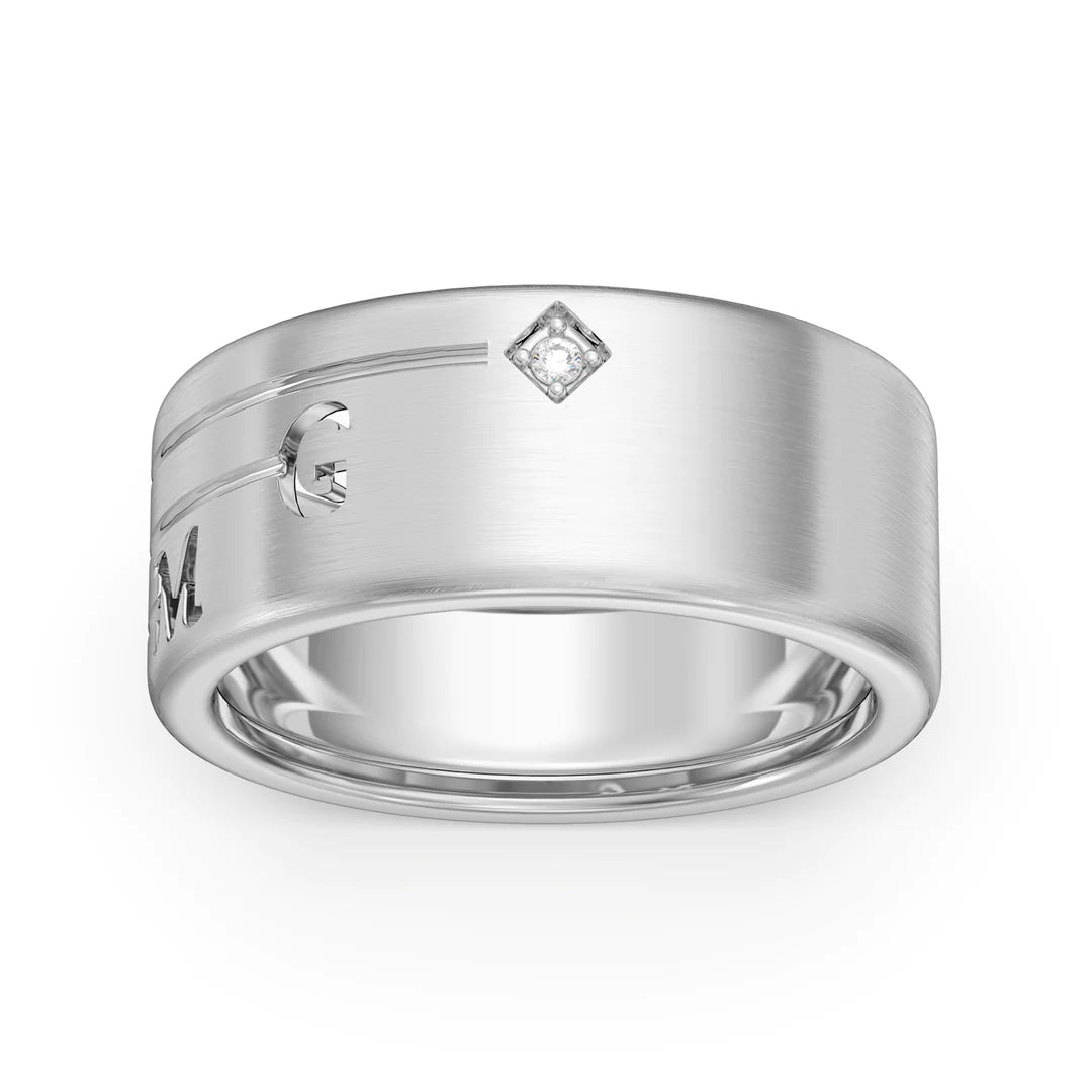 Premium Personalised Couples Names Ring