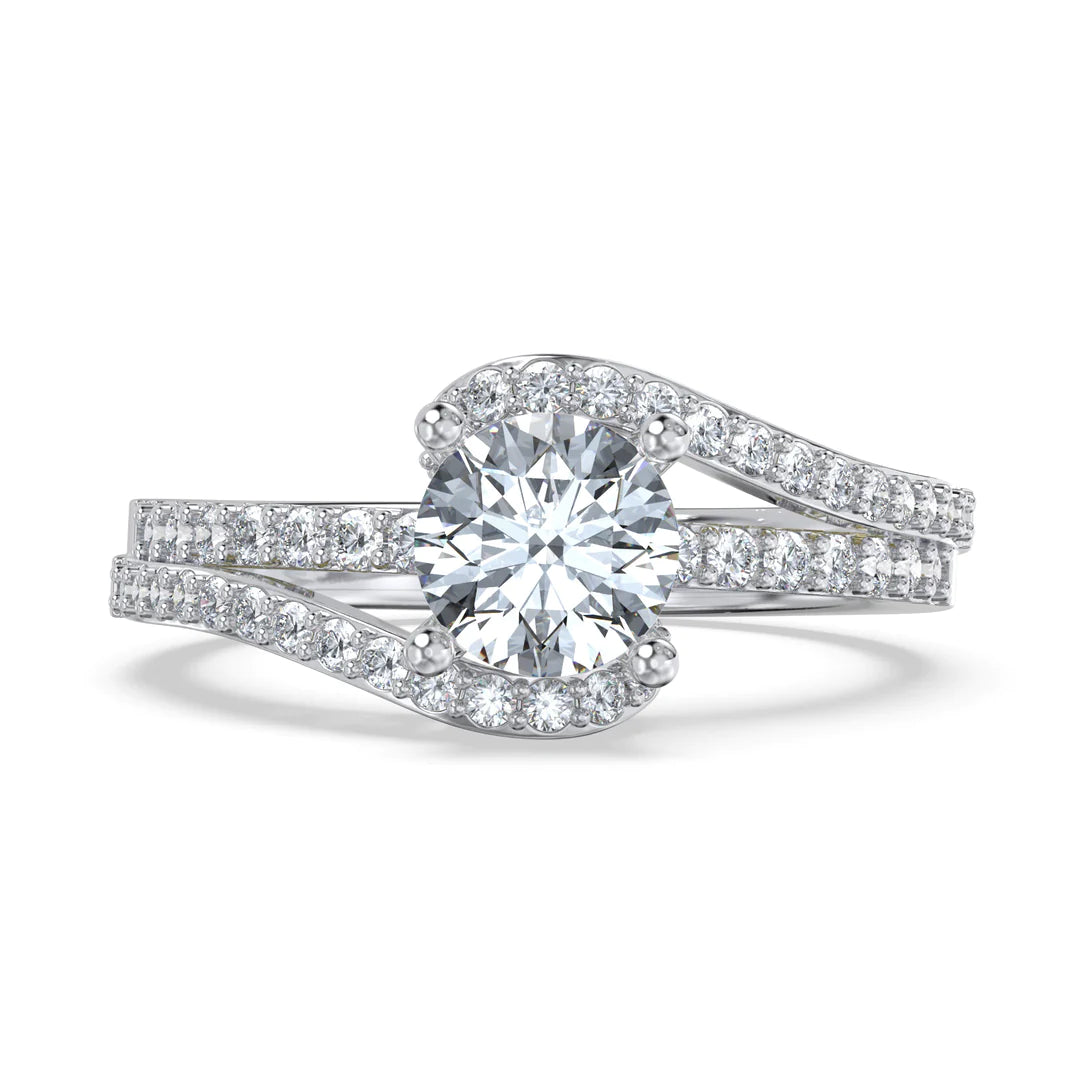 Premium Personalised Moissanite Names Ring