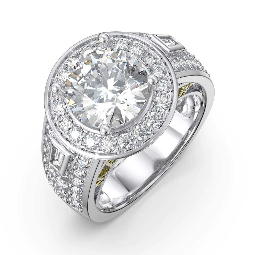 Premium Personalised Moissanite Names Ring
