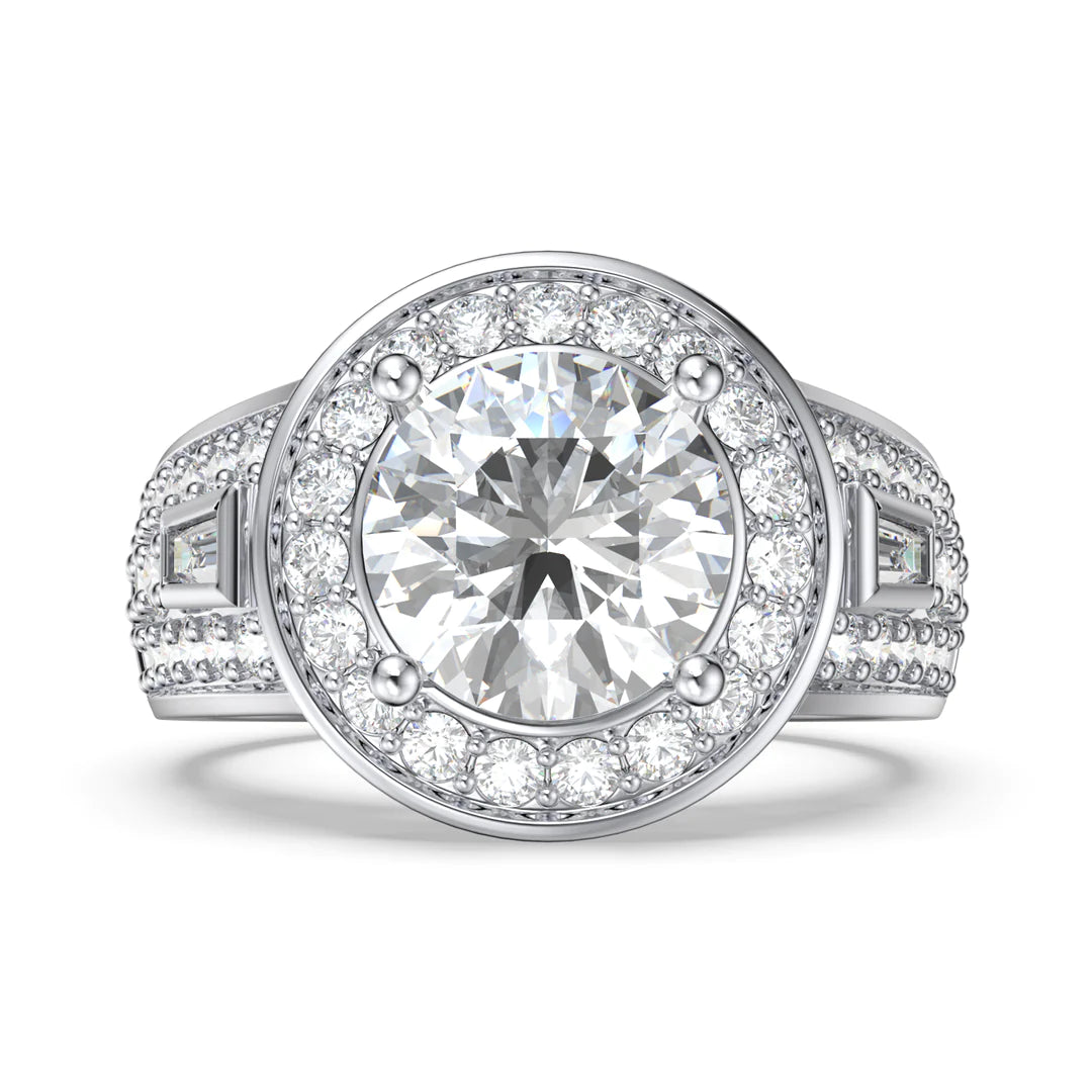 Premium Personalised Moissanite Names Ring