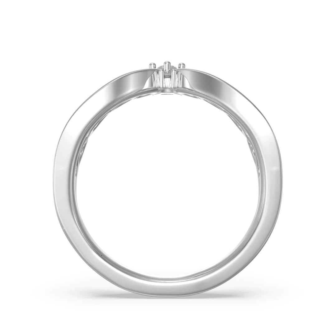 Premium Personalised Moissanite Bridal Initials & Number Ring Set