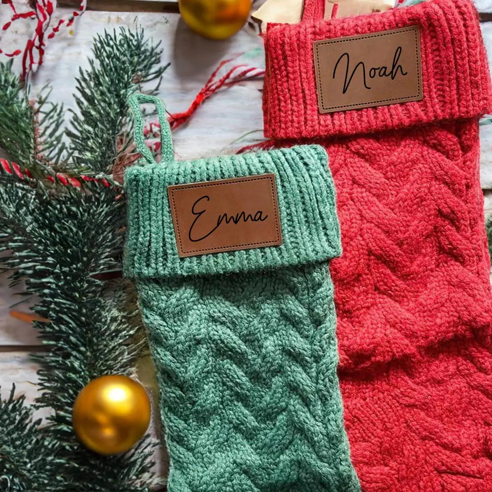 Personalised Family Name Christmas Stockings