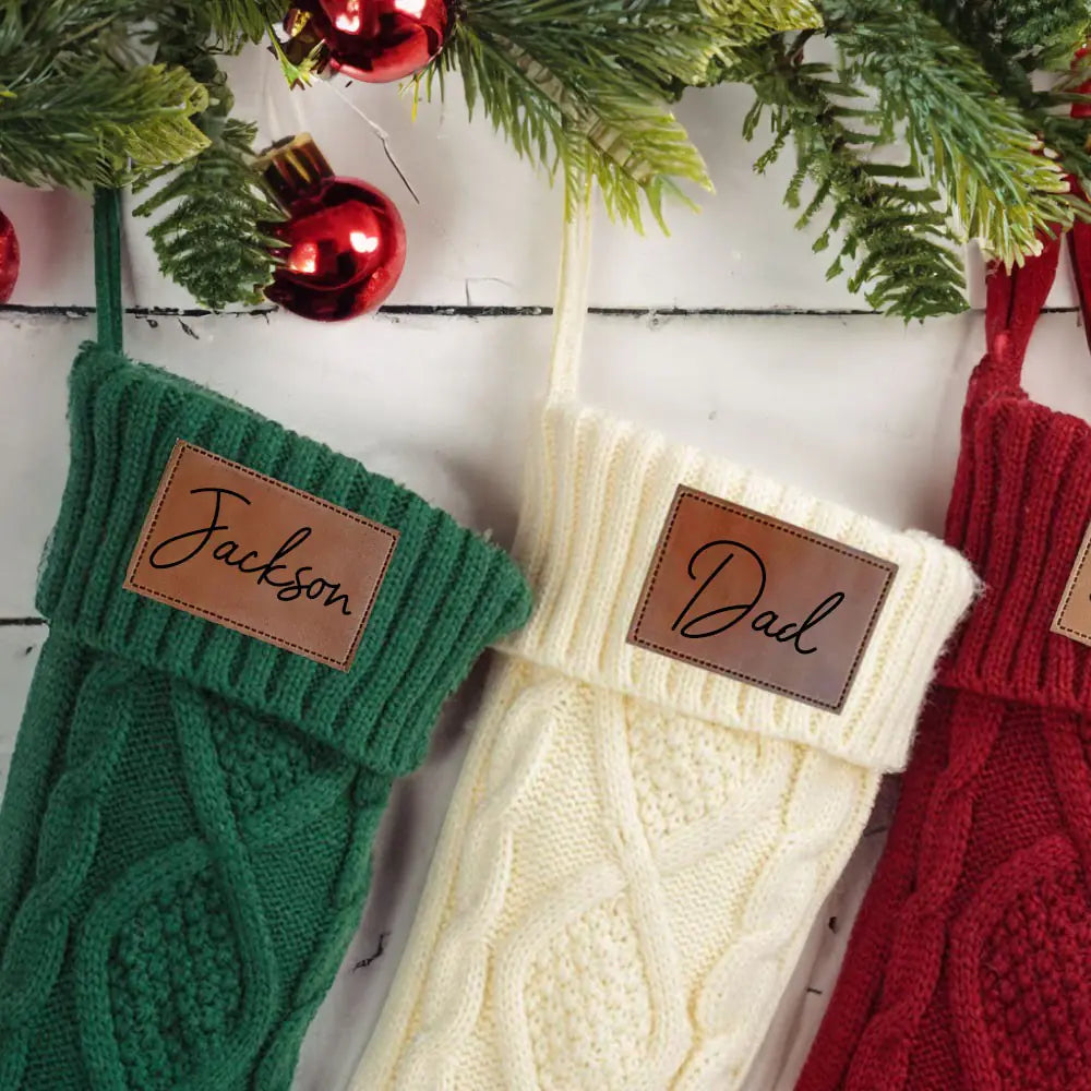 Personalised Family Name Christmas Stockings