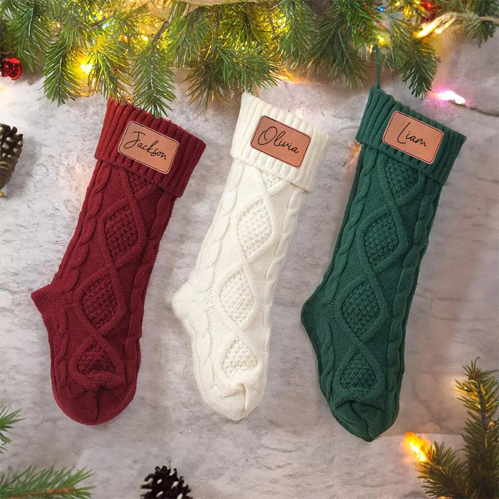 Personalised Family Name Christmas Stockings