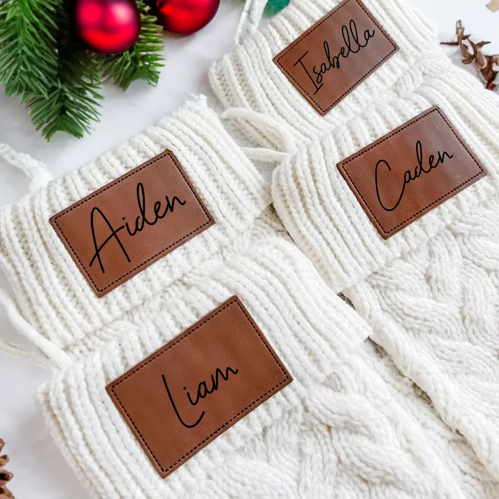 Personalised Family Name Christmas Stockings