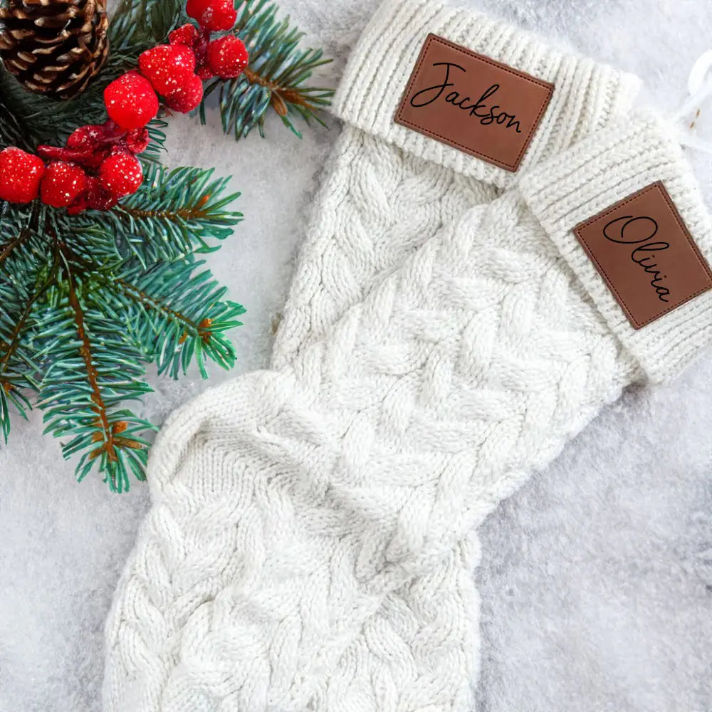 Personalised Family Name Christmas Stockings