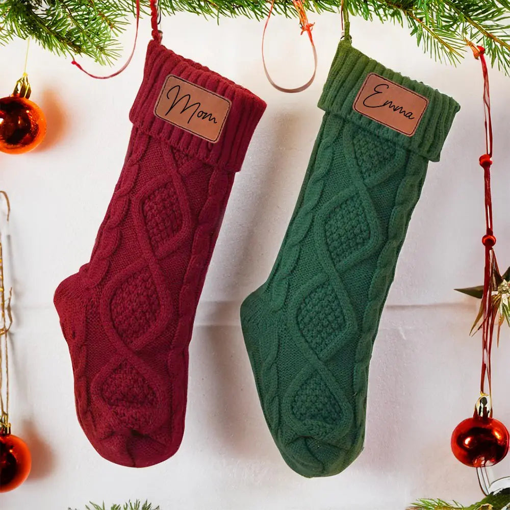 Personalised Family Name Christmas Stockings