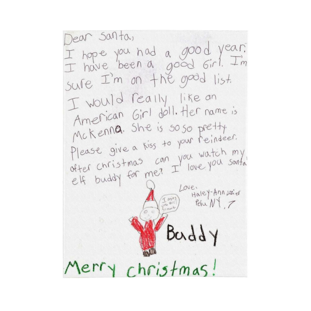 Personalised Christmas Handwritten Letter or Drawing Blanket