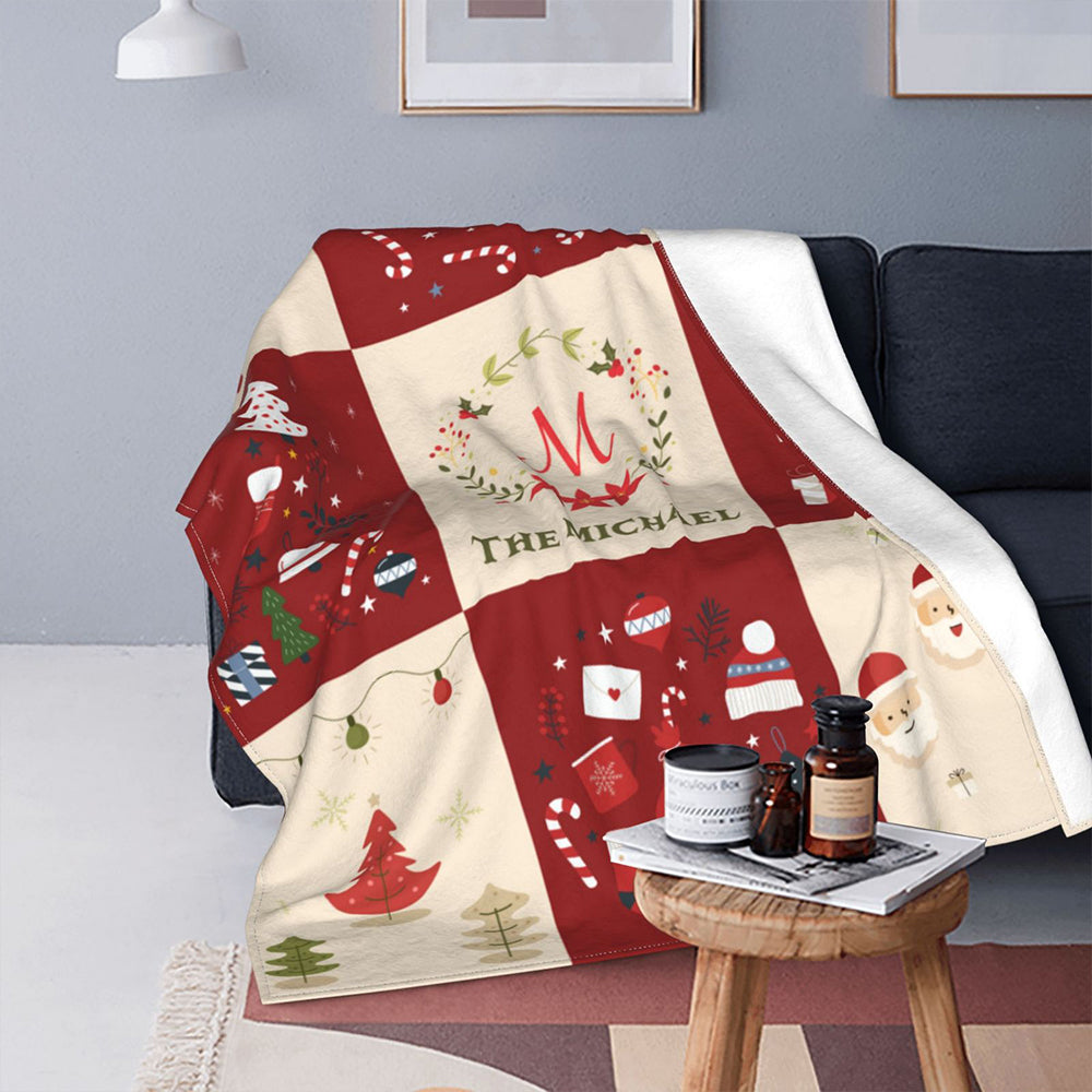 Personalised Christmas Blanket
