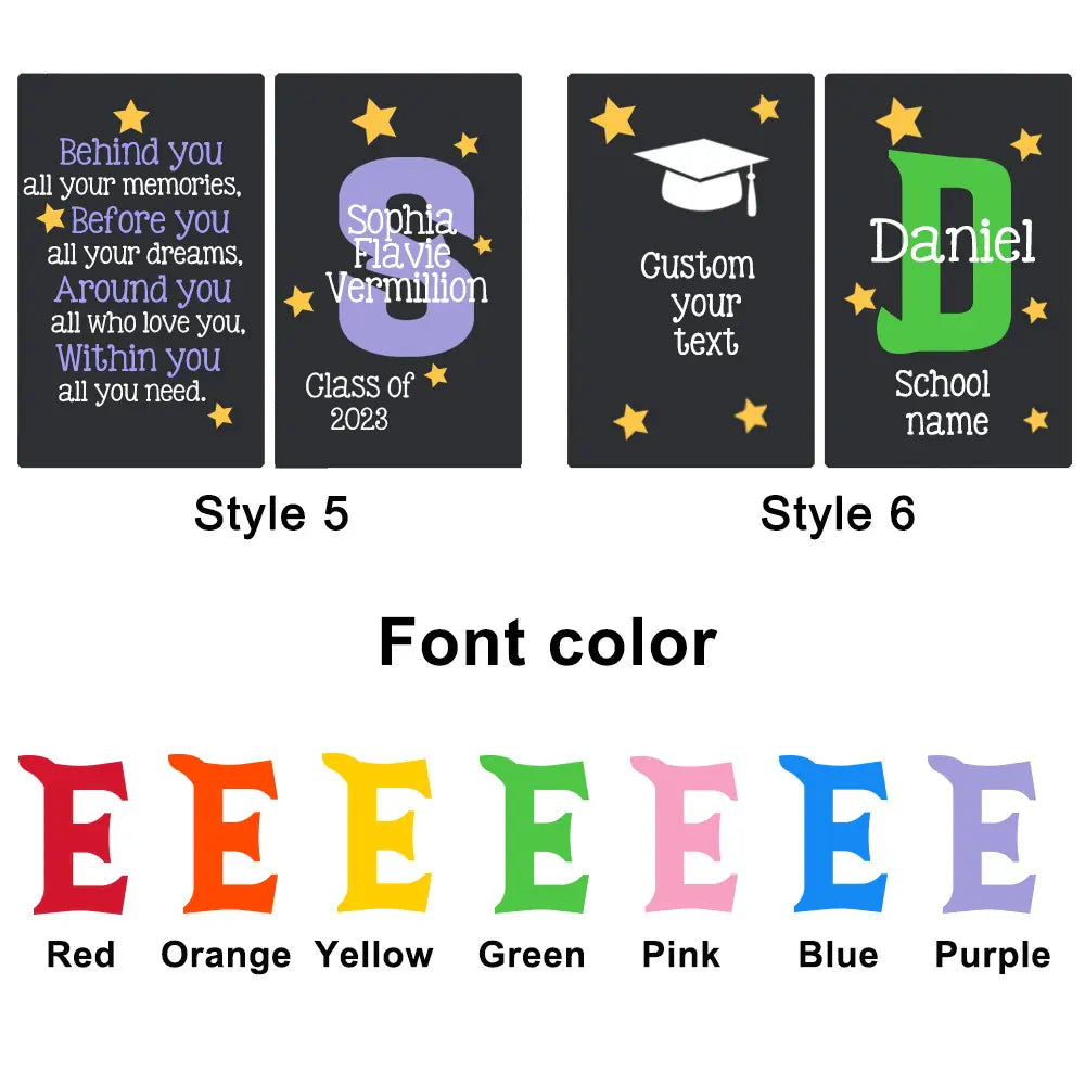 Custom Kindy Graduation Elephant Plush Teddy