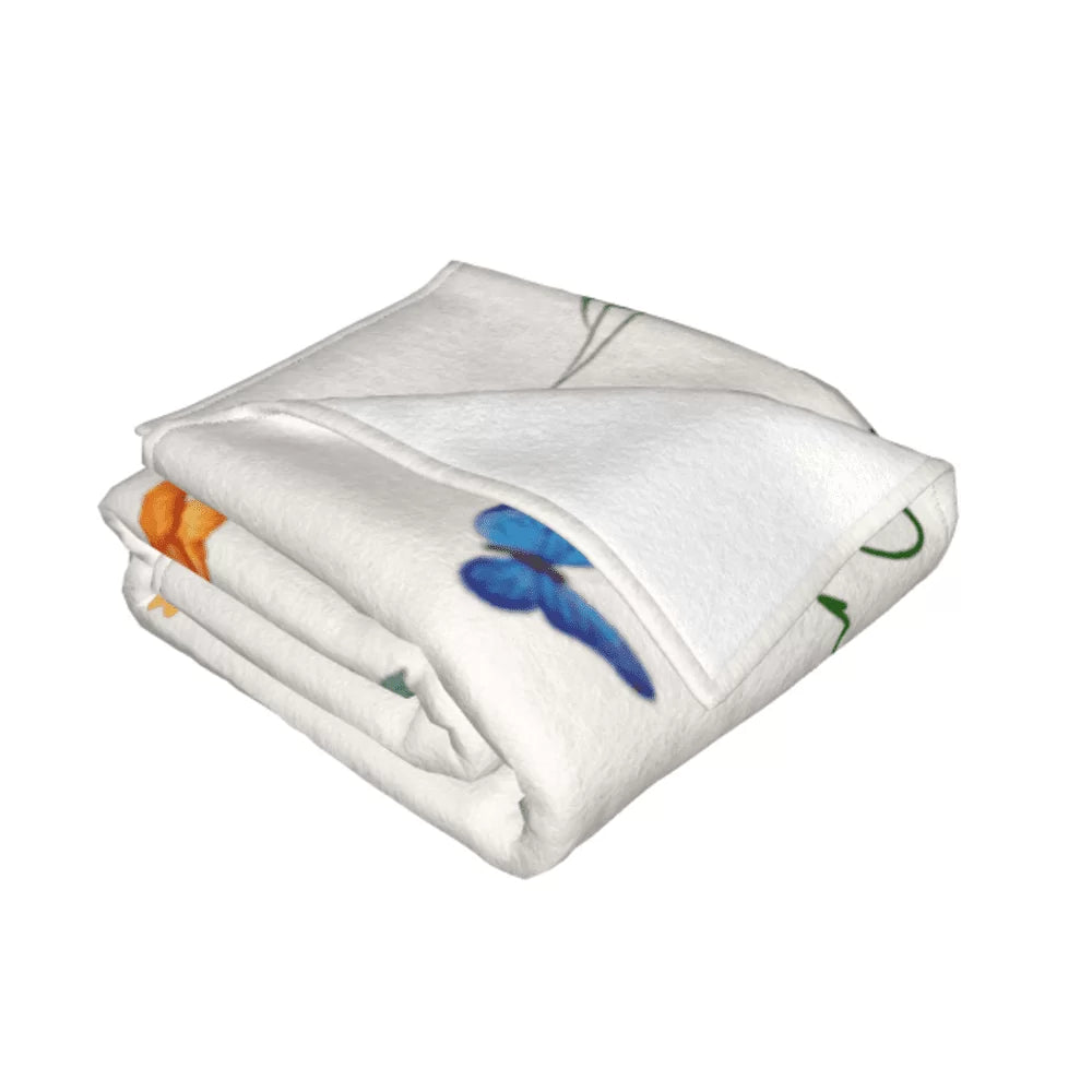 Personalised Grandma’s Garden Flower Blanket