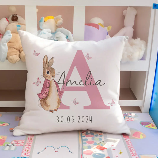 Personalised Peter Rabbit Cushion Pillow Case