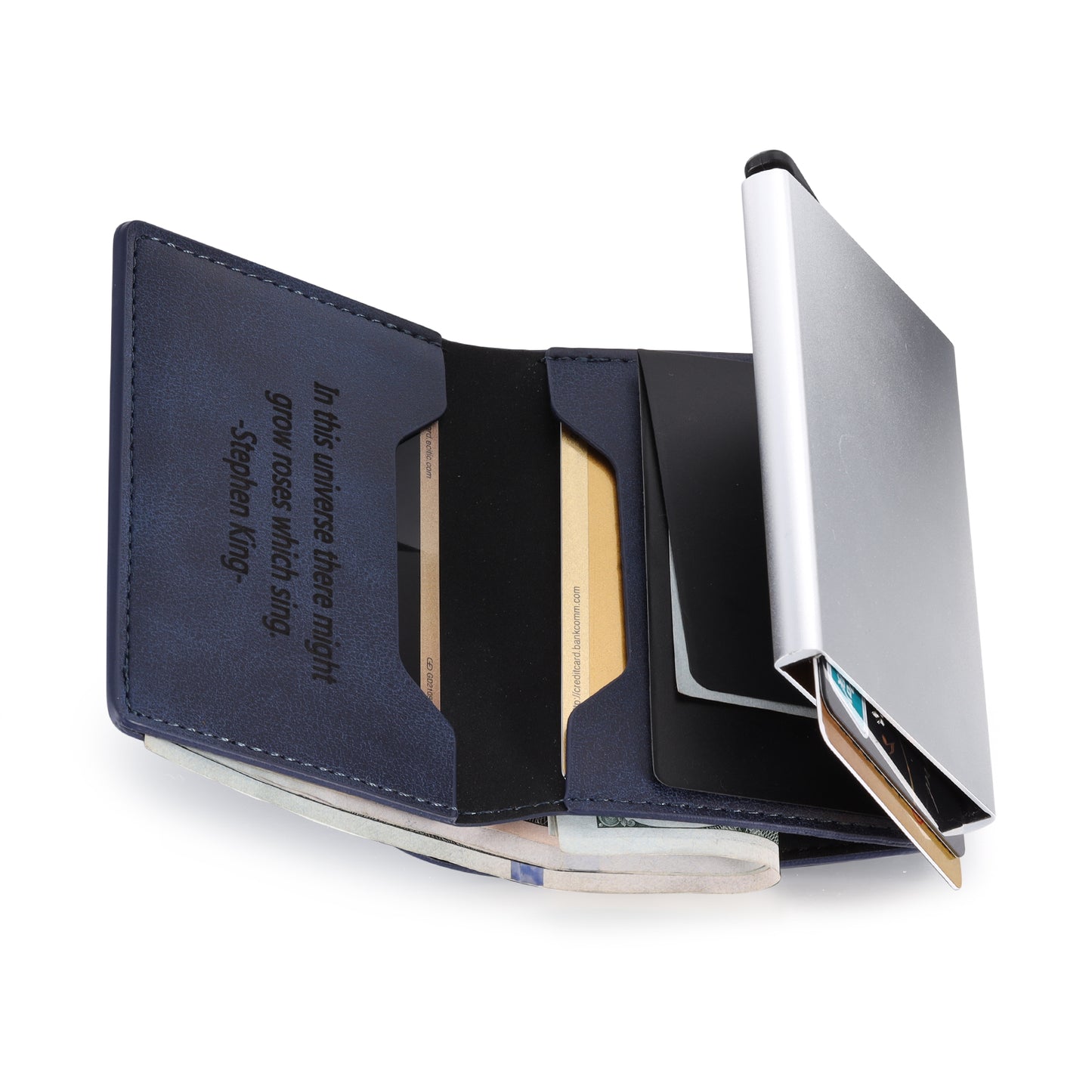 Personalised Leather Name Card Wallet