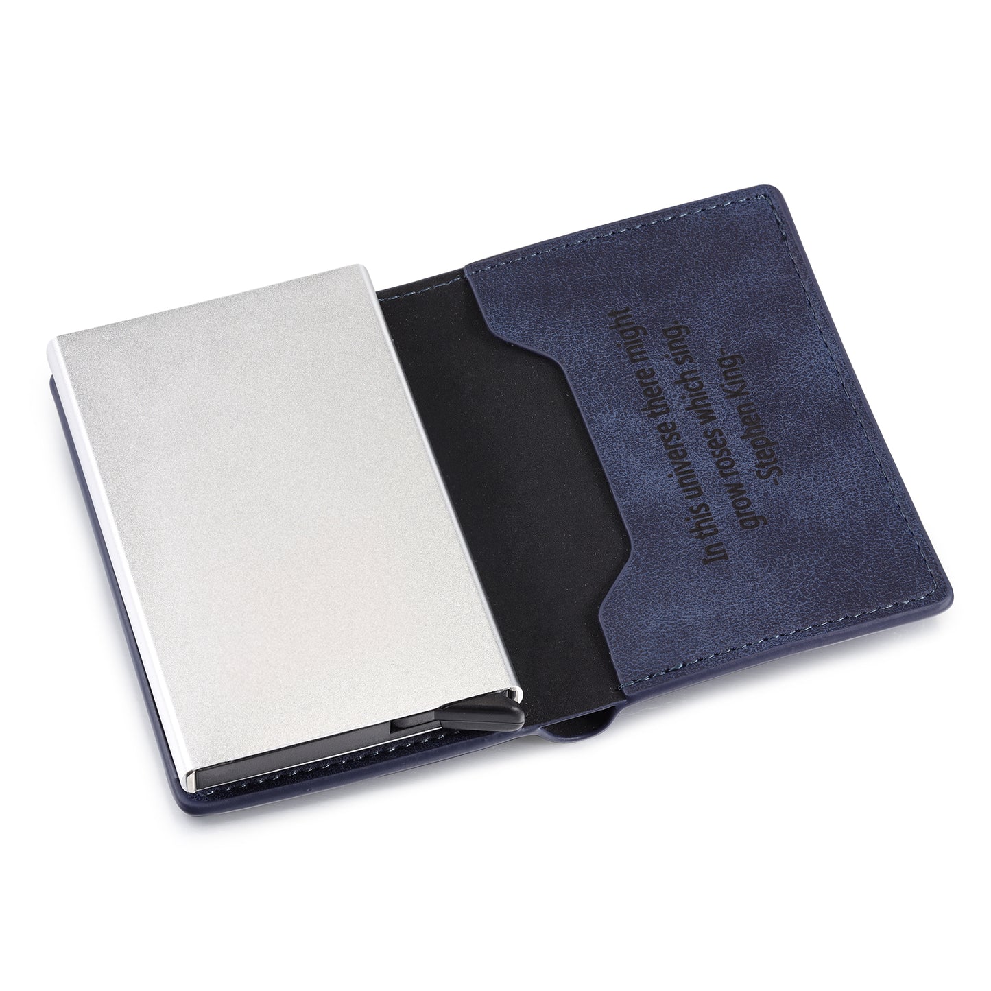 Personalised Leather Name Card Wallet