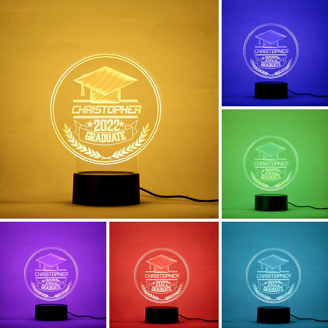 Personalised Graduation Desk Light