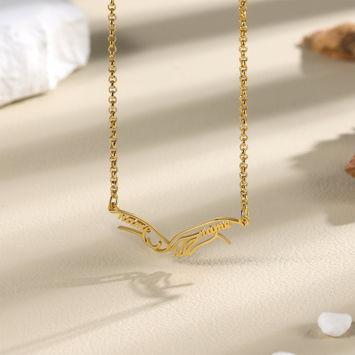 Personalised Paw & Hand Necklace Custom Jewellery Australia