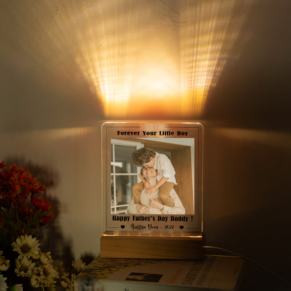 Personalised Your Little Boy Father's Day Night Light