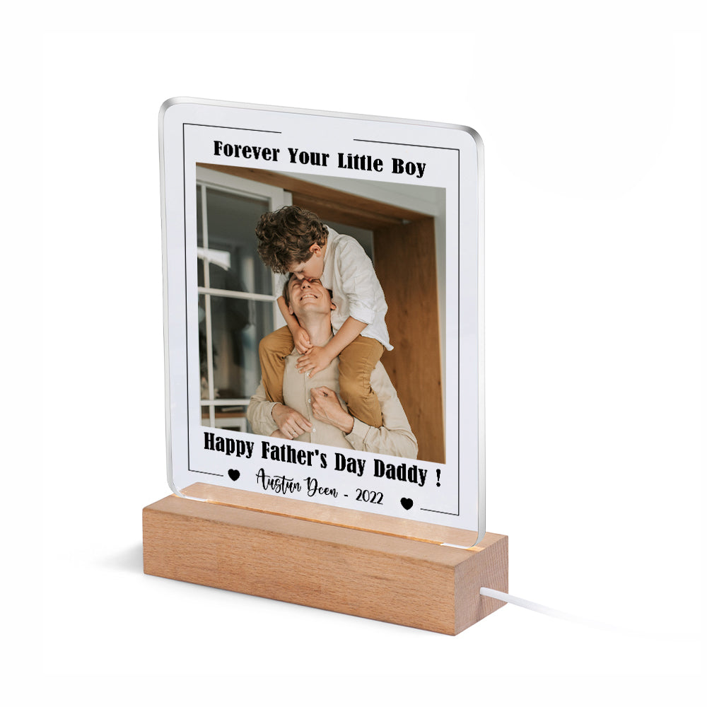 Personalised Your Little Boy Father's Day Night Light