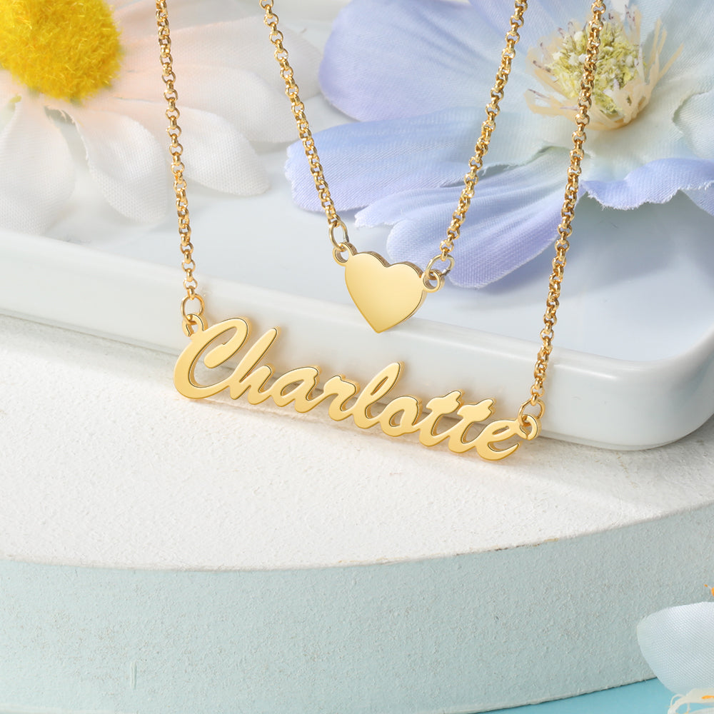 Charlotte on sale name necklace