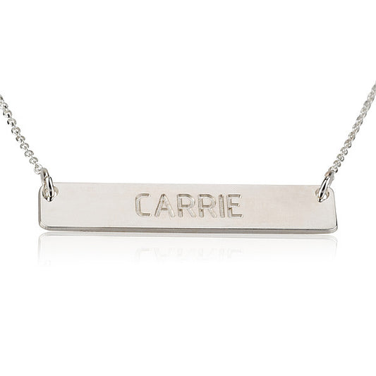 Personalised Bar Name Necklace