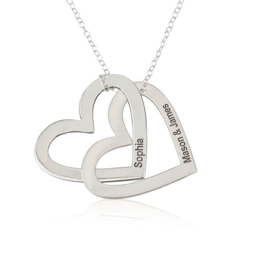 Russian Hearts Personalised Necklace