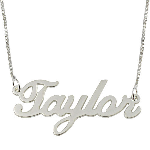 14K Solid Gold Personalised Name Necklace
