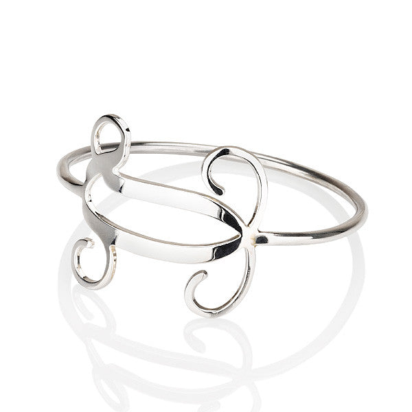 Personalised Monogram Initial Bangle