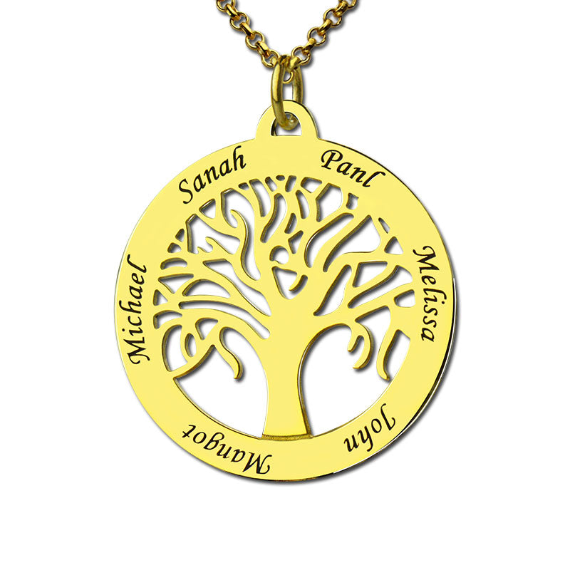 Family Necklace With Names 2025