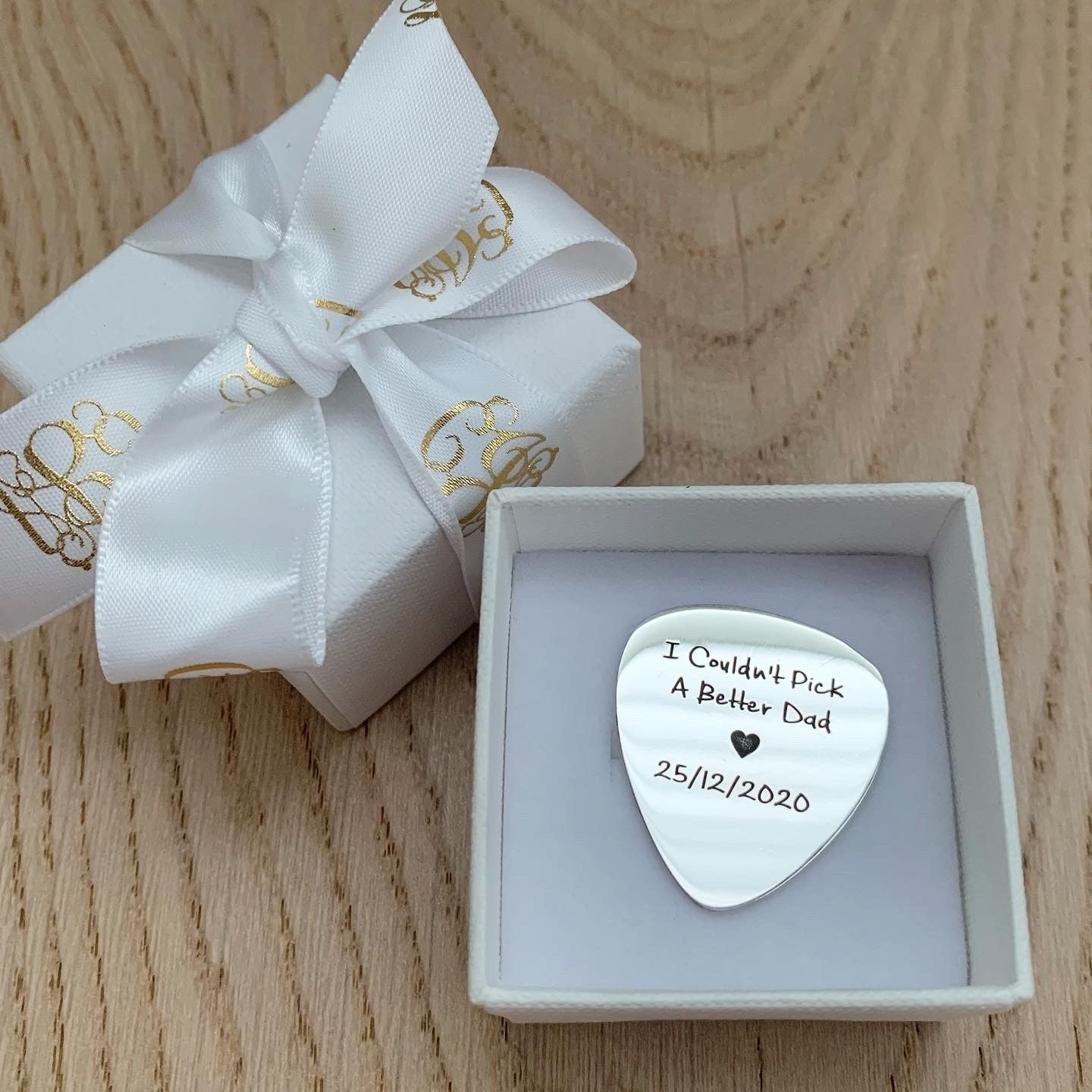 Sterling Silver Personalised Guitar Pick