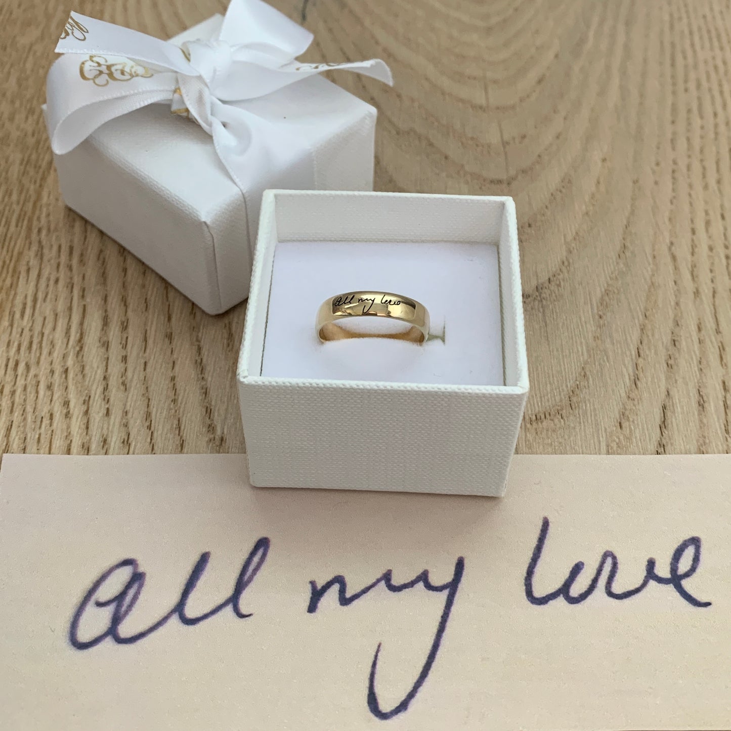 Personalised Signature/ Handwriting Ring