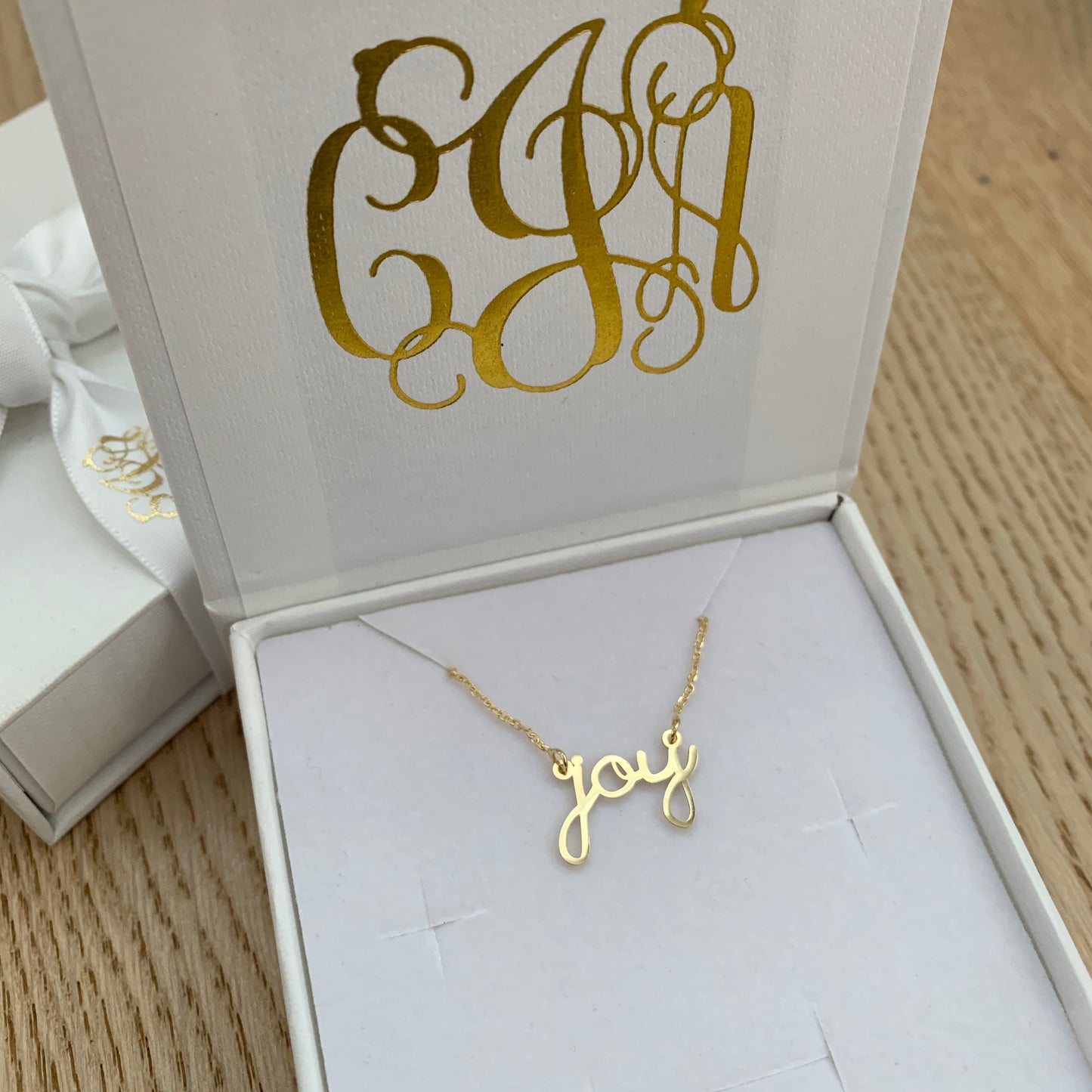 Lower Case Script Personalised Name Necklace