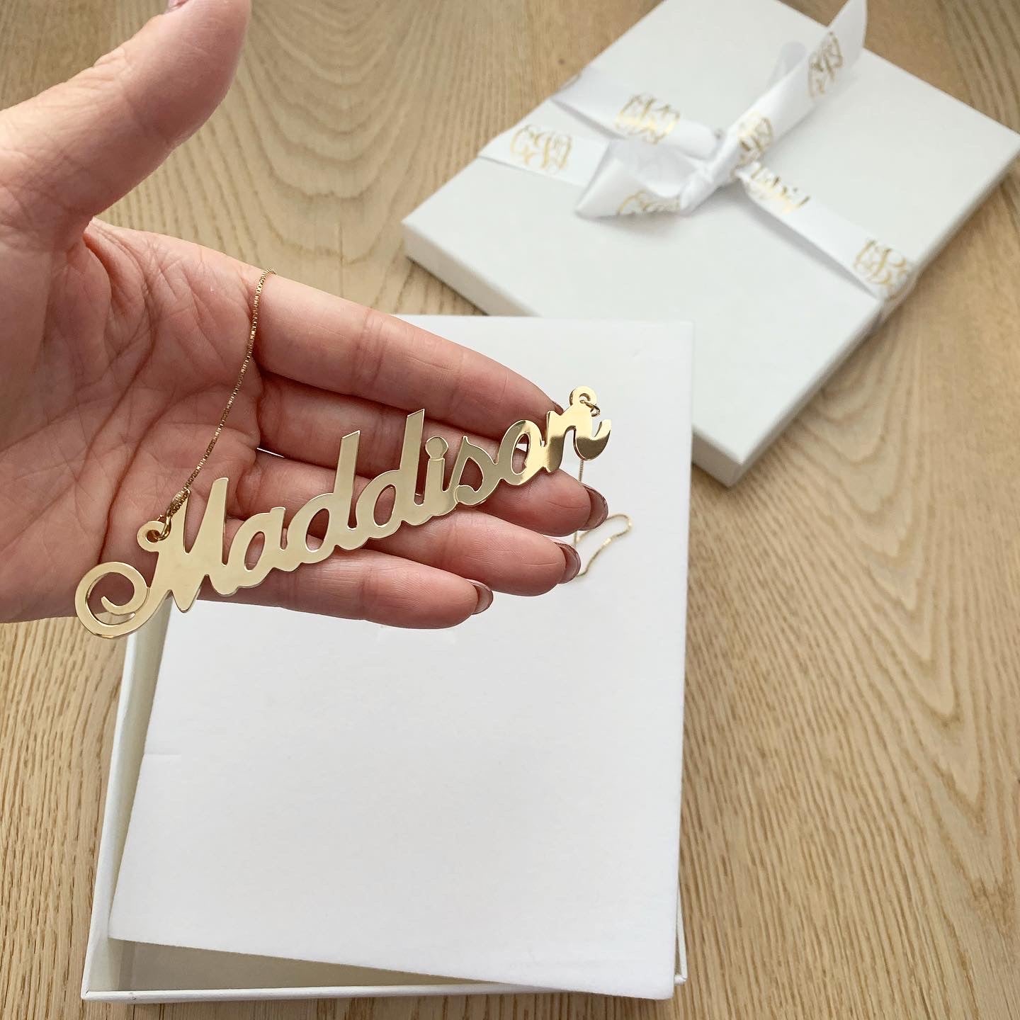 Double Thickness 'Extra Large' Personalised Name Necklace