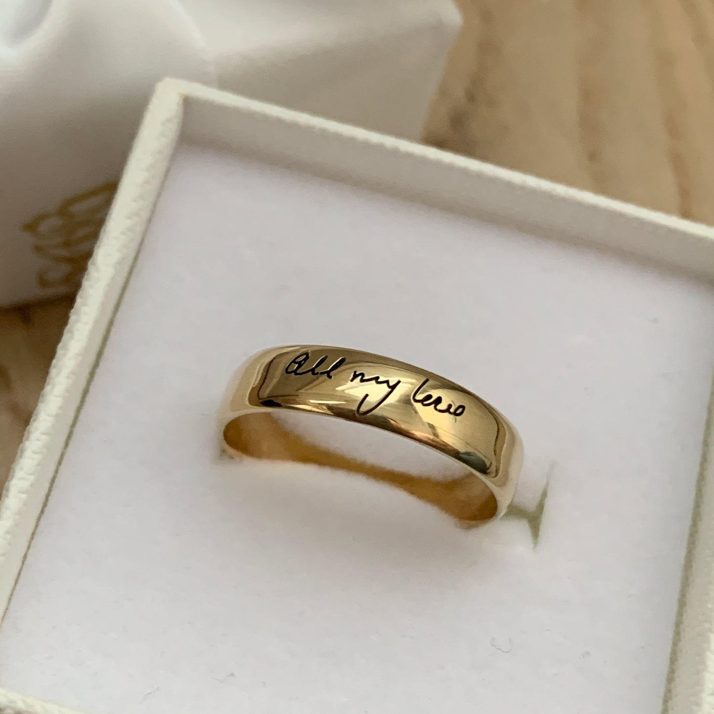 Personalised Signature/ Handwriting Ring