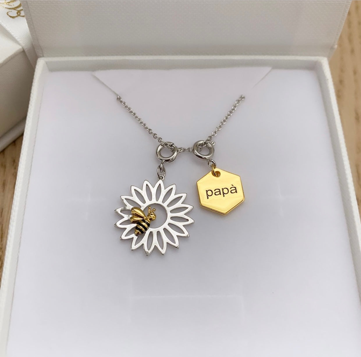 Honey Bee Personalised Necklace