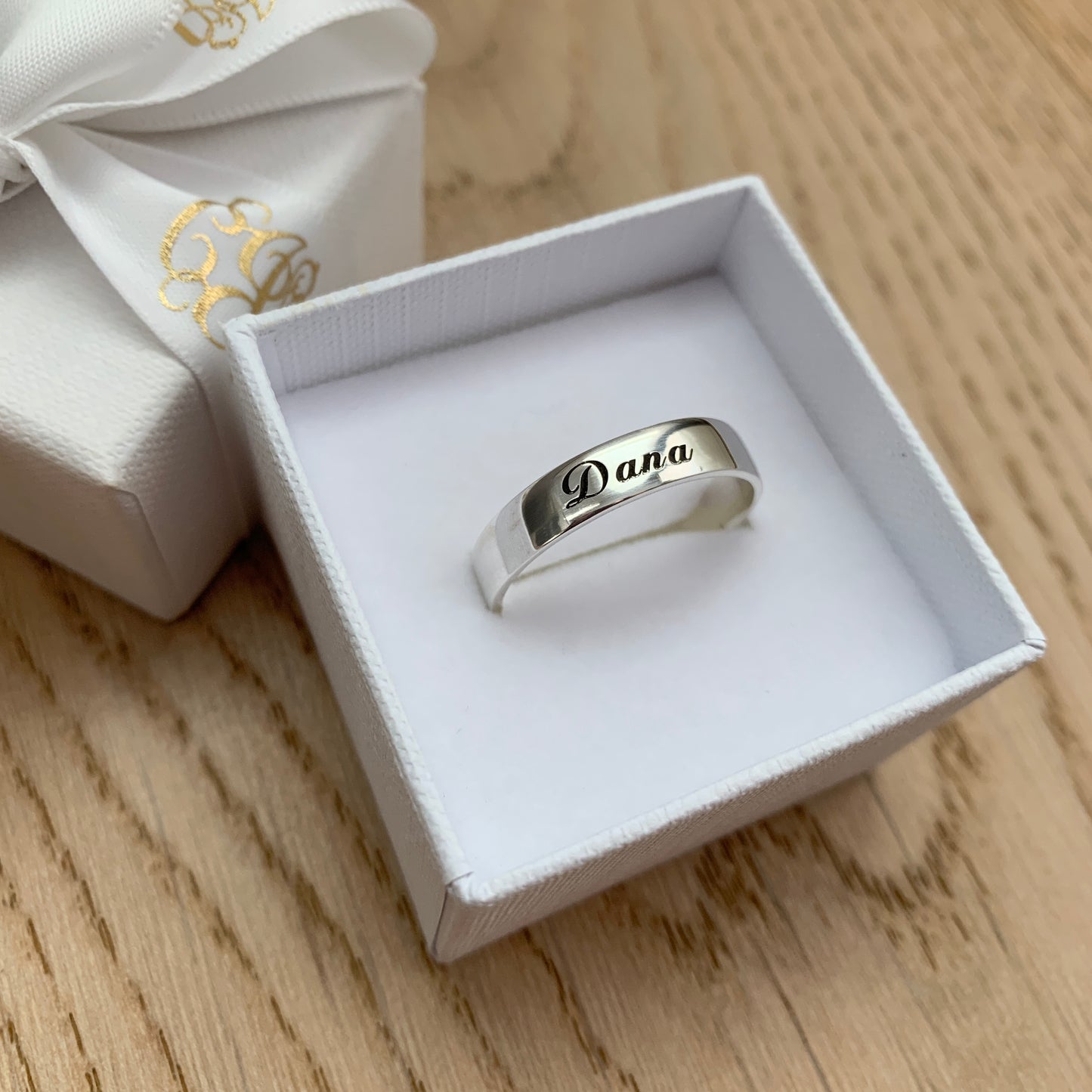 Personalised Band Ring