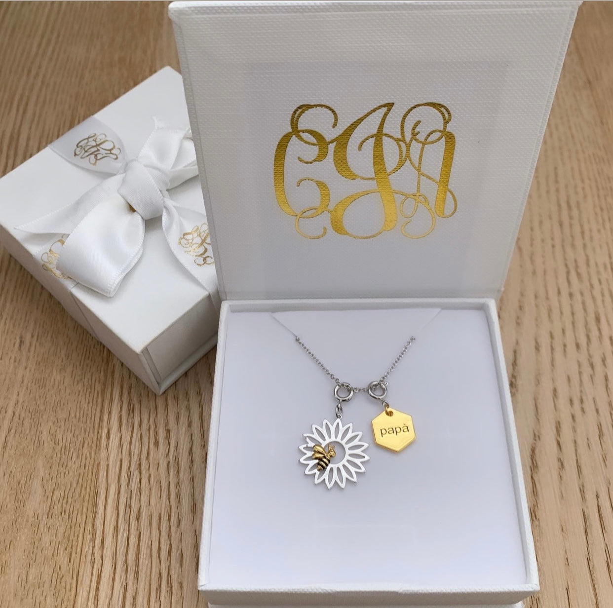 Honey Bee Personalised Necklace