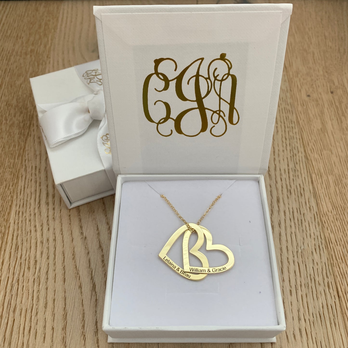 Russian Hearts Personalised Necklace