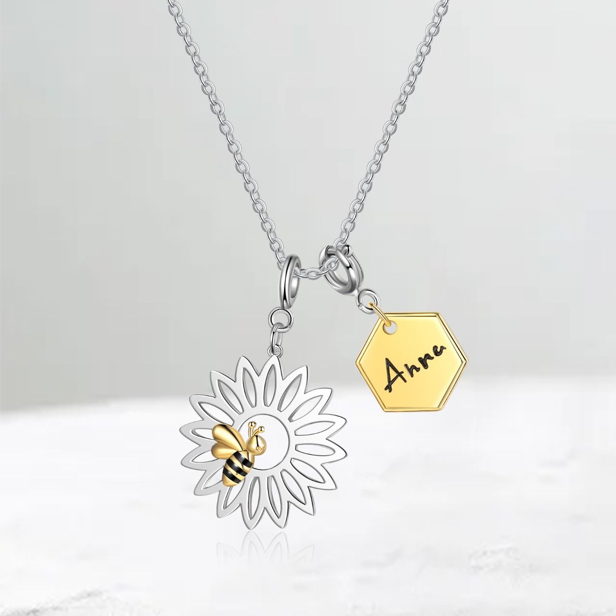 Honey Bee Personalised Necklace
