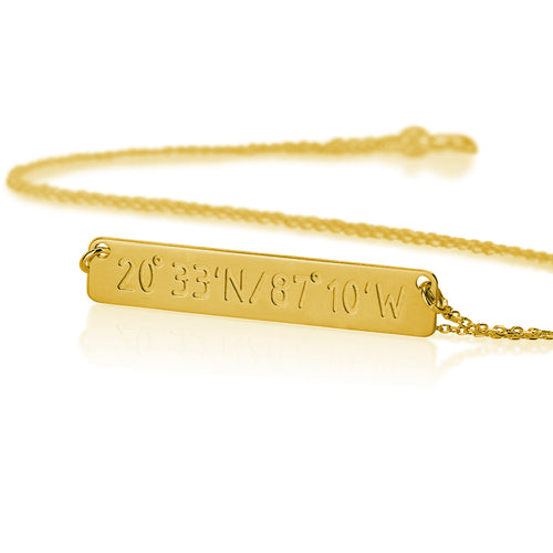 Personalised Bar Necklace