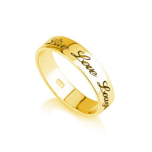 Personalised Band Ring